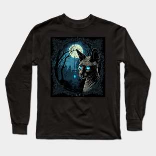 Gothic Sphynx Long Sleeve T-Shirt